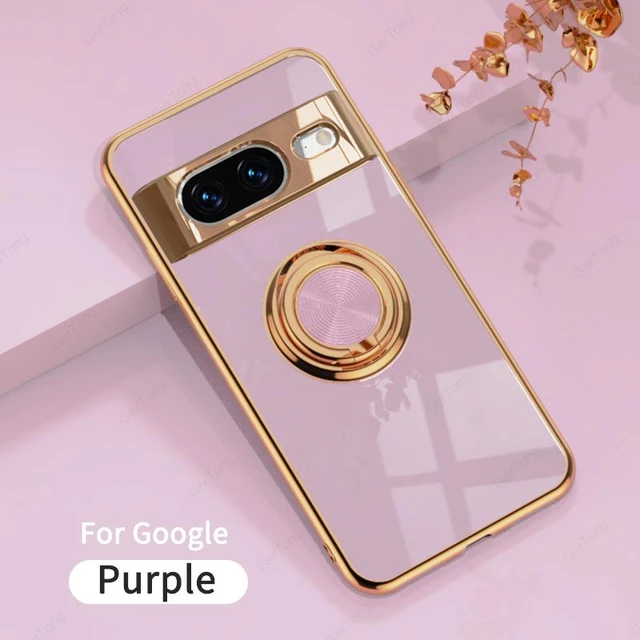 Luxury Phone Case For Google Pixel 8 Pro 7 Pro Protective Funda For Google  Pixel 8pro 7pro 6A 7A Silicone Magnetic Ring Shell - AliExpress