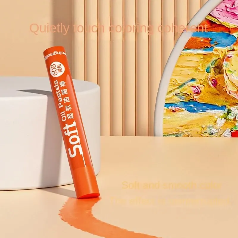 Oil pastels A Set Non-toxic Student Graffiti Stick Super Soft Heavy Color Oil Painting Stick Set To Draw The Perfect Easter Decorations