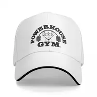 Powerhouse Gym Caps Unisex Fashion Dad Hat Sun Hats Racing Cap Breathable Polyester Baseball Caps Summer 1