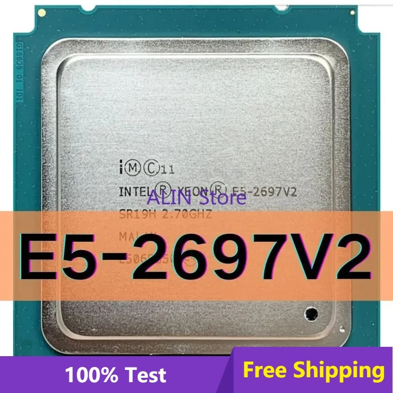 

Процессор Intel xeon E5 2697 v2, 2,7 ГГц, 30 Мб, QPI 8GT/s LGA 2011 SR19H C2 E5 2697v 2, 100% нормально работающий