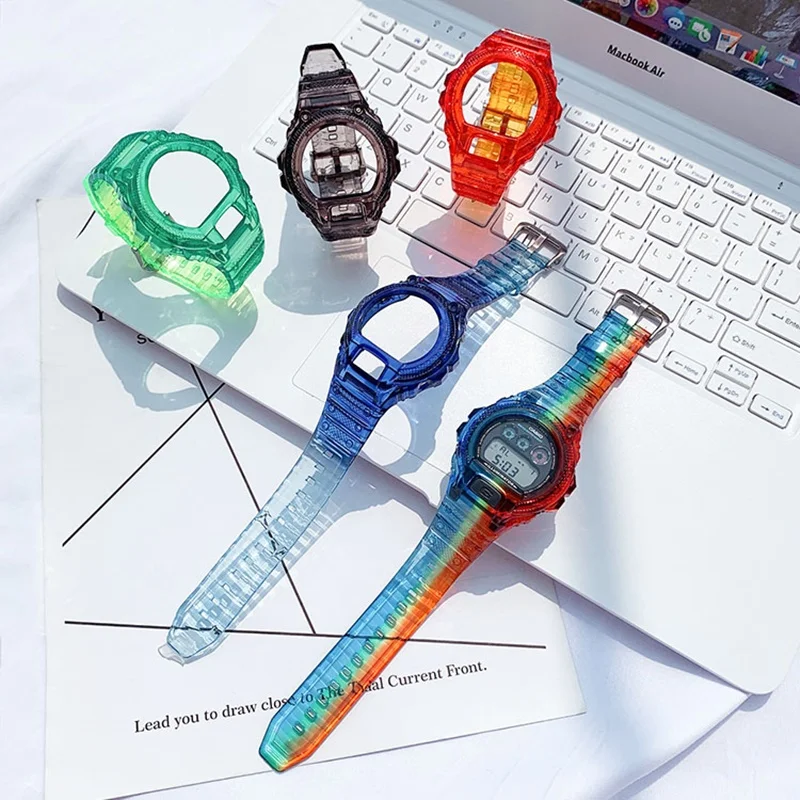 Cinturino Per Cinturini Per Casio Gshock Dw6900 Custodia + Cinturino In Tpu Trasparente Compatibile Con Cinturino Dw6900 Accessori Per Cinturini Con S