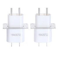 Magnétron électronique pour four à micro-ondes, 2 pièces, avec condensateur à noyau traversant, convertisseur de prises de magnétron pour micro-ondes domestique 3