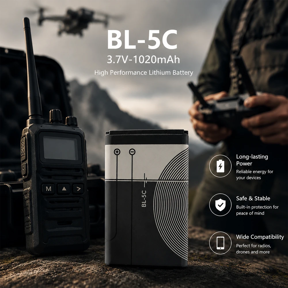 1-100 Pezzi Batteria al Litio Polimero BL5C BL-5C 3.7V per Telefoni Nokia 1100 1110 1200 1208 1280 2600 2700 3100 3110 5130 6230 1600 - Image 2