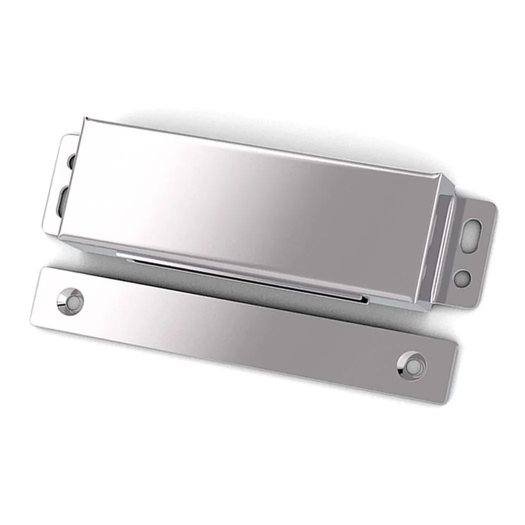 Magnetic Door Closer Stainless Steel Cupboard Cabinet Magnet Door Stop Catches Latches Metal Furniture Hardware magnetic cabinet catches door closer door catches magnetic cabinet latches cabinet door latch door stops cabinet door stop
