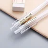 5 Pcs/Set Mechanical Pencil White Simple Automatic Pen 0.5/0.7mm for Students School Supplies Office Accessories Stationery 4