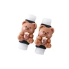 2PCS Data Line Protective Sleeve Durable Wear-resistant Breathable Cable Protector Cover Kawaii Bear Rabbit Charger Cord Winder 6