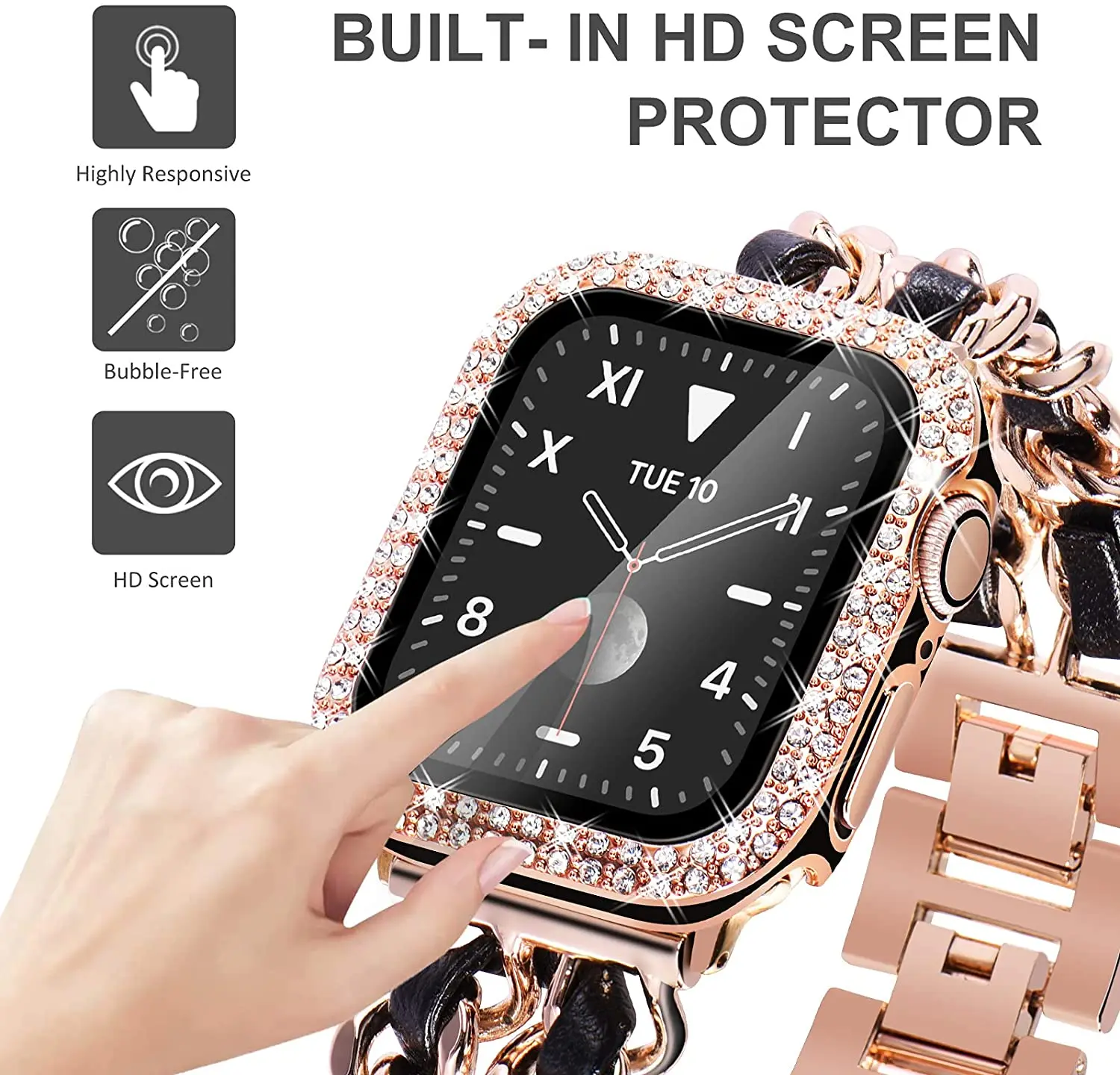  ġ  ̽ Ʈ, ݼ ð ,  ũ , ̿ġ ø 3, 5, 6, se 7, 40mm, 41mm, 38mm, 44mm, 45mm, 42mm, 40mm