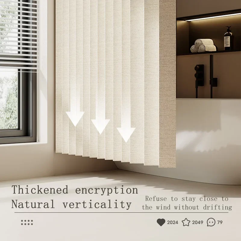 ستارة دش قابلة للطي للحمام الأكثر مبيعًا عبر الحدود، بدون ثقب، ستارة تقسيم غير مرئية مقاومة للماء، درع الحمام