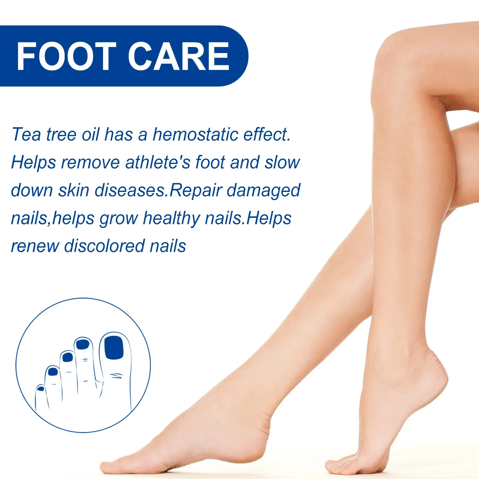 100ml Eelhoe Essential Tea Tree Oil Hair Repair Deep Moisturizing Facial Skin Hydrating Soft Hair Care Multi-Effect Essence