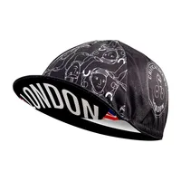 Red Retro Cycling Cap Black Series Most Popular Polyester Cycling Caps Sports Quick Dry Bicycle Hat Men Women Wear Absorb Sweat 2
