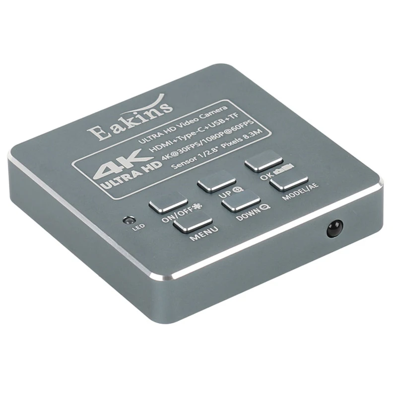 3.5-90X 동시 초점 삼안 스테레오 현미경 UHD 4K 1080P HDMI USB 비디오 측정 카메라 클램프 가능 힌지 브래킷