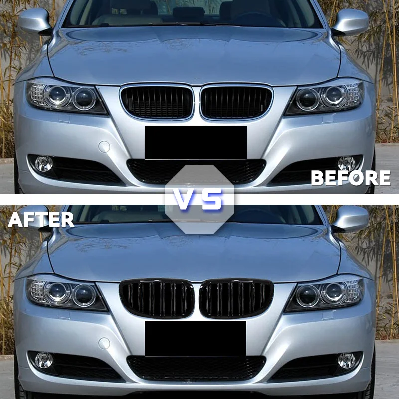 Front Kidney Grille For BMW E92 E93 M3 2006-2009 Dual Line Grille Car Styling Racing Grilles Replacement Part