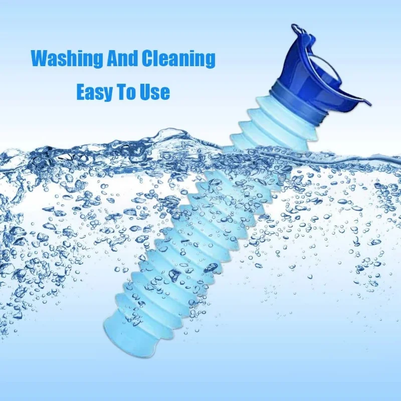 Shrinkable Emergency Urinal 750ML Outdoor Portable Urine Bag Reusable Urine Bottle Women's Telescopic Urina Travel Essentials portable urine bag