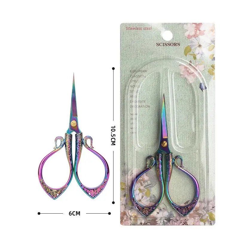 Description Picture 4 of itemTailor'S Scissors Handmade Scissors Stainless Steel/Zinc Alloy Classic Retro Sewing Clipper Paper Cuttings Thread Trimming Head