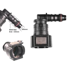 

New Universal Saving Fuel Line Coupling Quick Connector High Quality Motor Spare Auto Parts Nylon Fuel Liquid Quick Connector