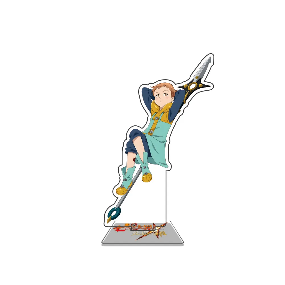 Anime Acrylic Stand Figure - The Seven Deadly Sins Character Display, 15cm Desk Decor and Gift