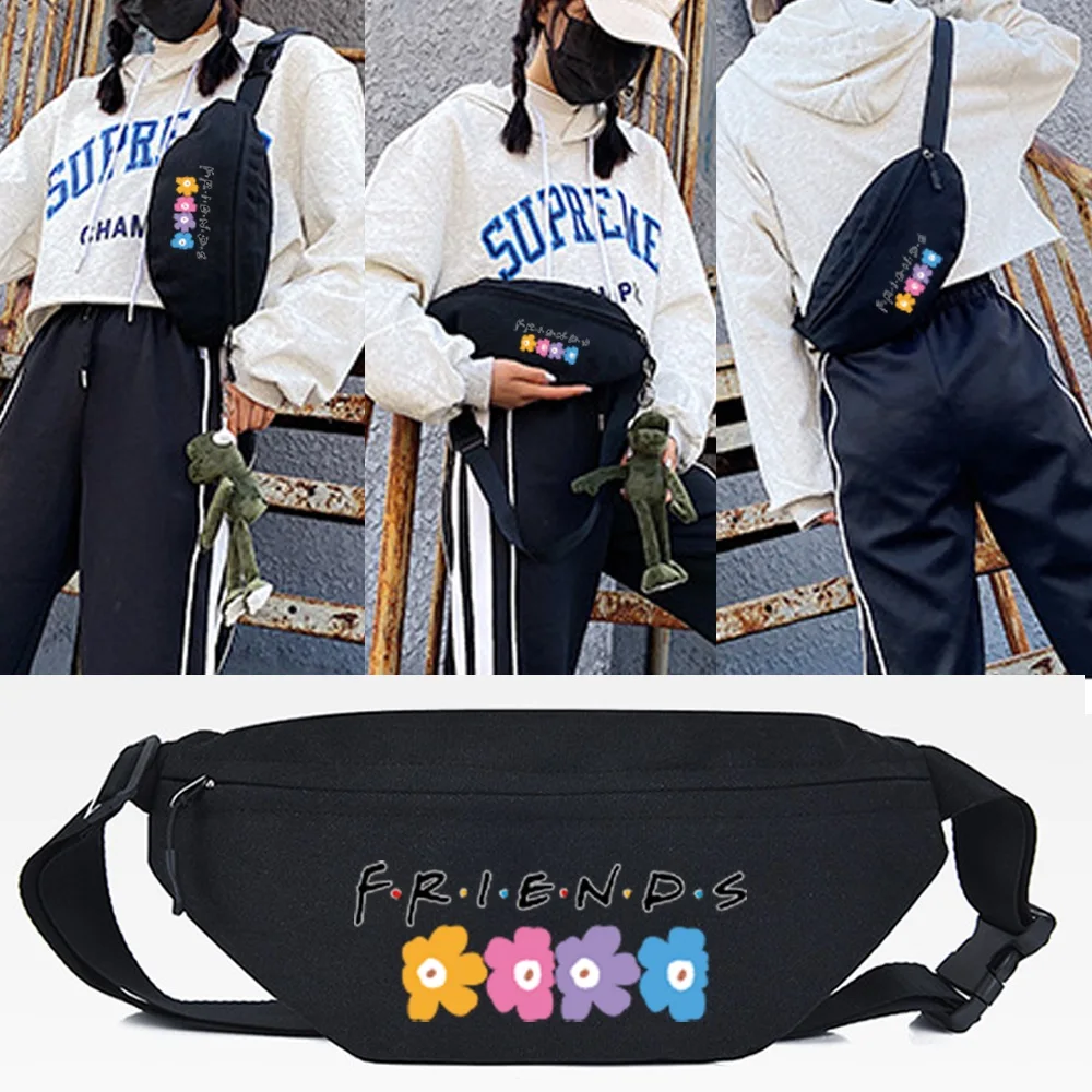Riñoneras con estampado de seis personas para hombre y mujer, bolso de cintura para deportes al aire libre, senderismo, ciclismo, correr, informal, Unisex, a la moda - AliExpress Maletas bolsas