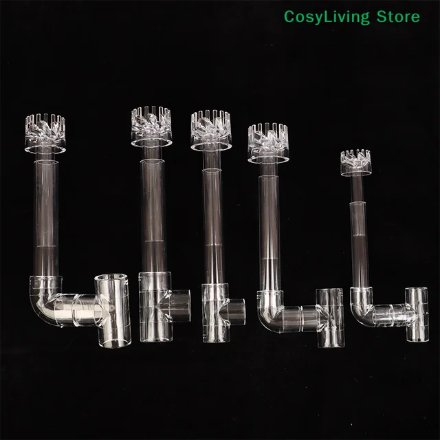 ชุดอุปกรณ์กรองน้ำตู้ปลาอะคริลิคใส พร้อมท่อลิลลี่ สำหรับกรองน้ำเข้า-ออก ทำความสะอาดตู้ปลา พร้อมอุปกรณ์เสริมสำหรับตู้ปลา 2