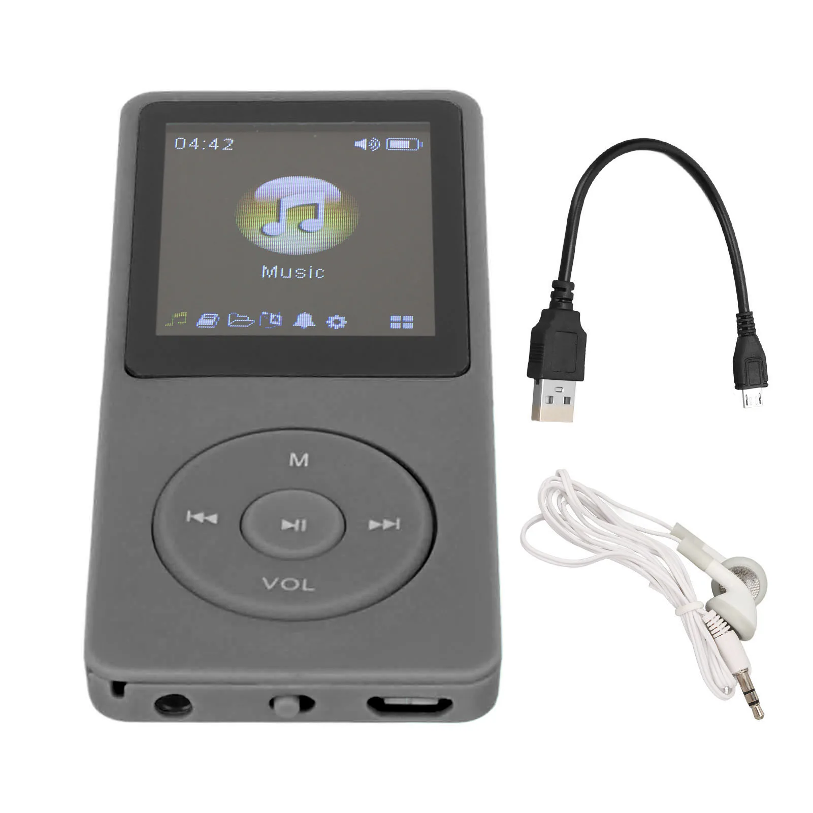 MP4 Player Portable Support Small Memory Card Ultra Thin 1.8 Inch LCD Media Music Player With Accessories For Students