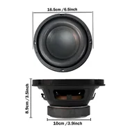 1pc 6.5" Car Subwoofer 200W Audio Speaker 4 Ohm Car Component Stereo Modification for Car & Home Theater System Upgrade - Image 4