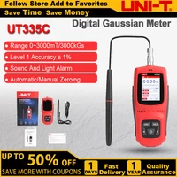 UNI-T UT335C Permanent Magnet Gauss Meter Handheld Digital Tesla Meter Magnetic Flux Meter Surface Magnetic Field 1% Accuracy 1