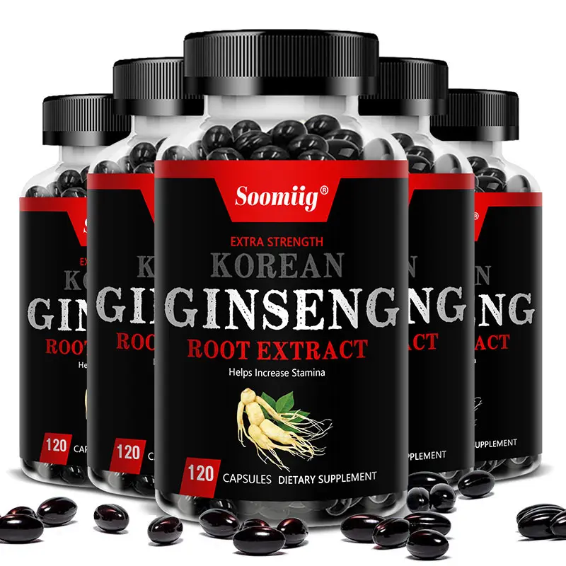 

Soomiig350 Mg Ginseng Root Men's Energy Supplement Essence Capsule Health Immunity Without Fatigue Mood Stimulation Desire