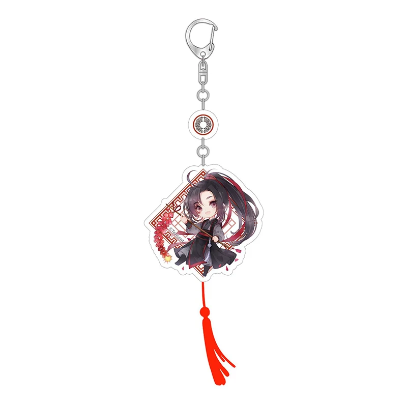 New The Untamed Key Chain Anime Figure Wei Wuxian Lan Zhan Mo Dao Zu Shi Props The Grandmaster of Demonic Cultivation Pendants