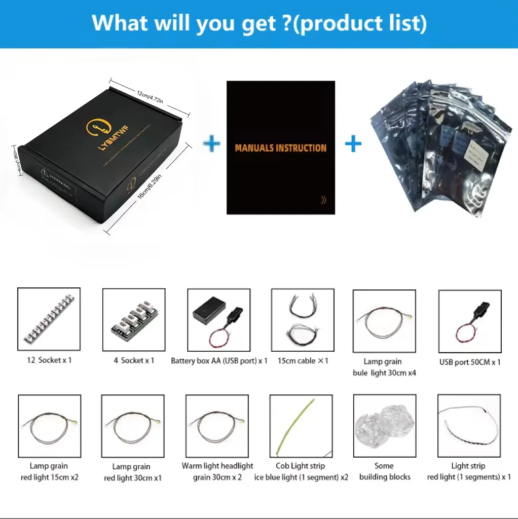 LYBMTWF LED 조명 키트 레고 21043 건축물 샌프란시스코 모델과 호환 가능(모델 벽돌은 포함되지 않음)