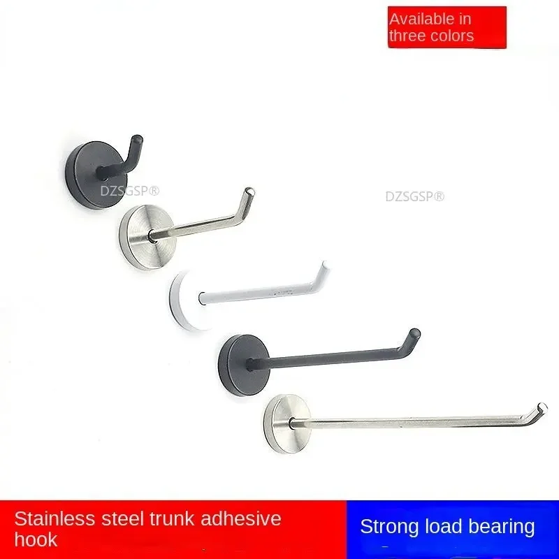 Short Nose Robe Hook for Living Room Bedroom Bathroom Stainless Steel Brushed Surface Wall Mounted Single Hook 3