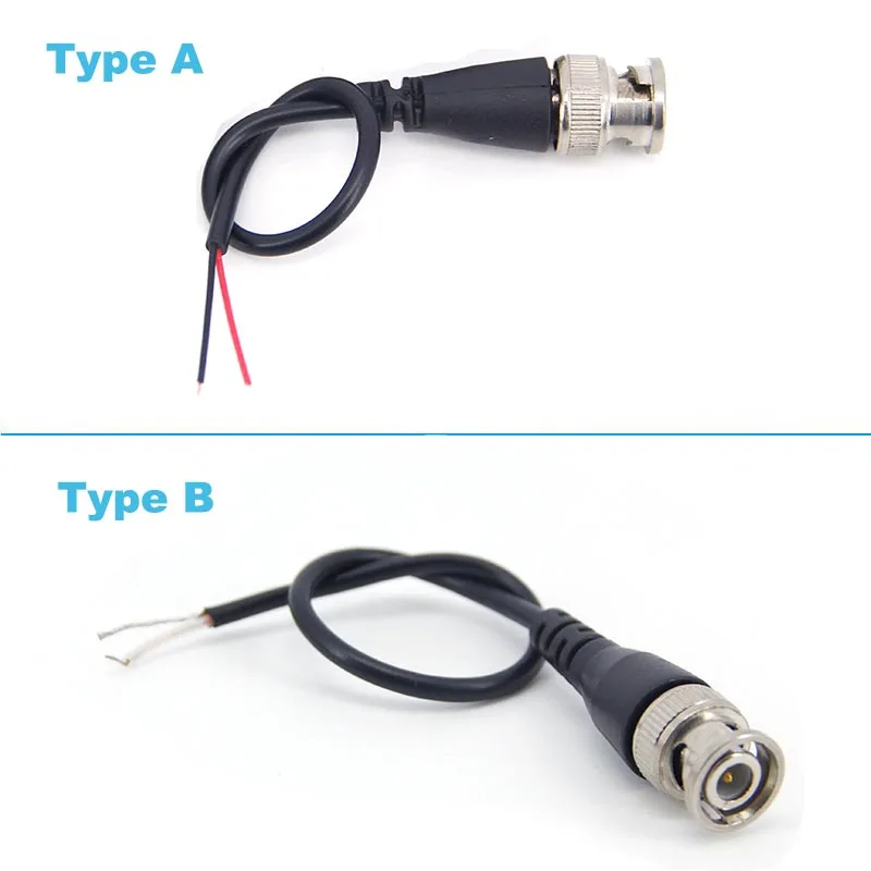 

2 типа BNC Штекерный разъем Q9 кабель питания отрезок BNC разъемы провод коаксиальный сигнал Видео провод J17