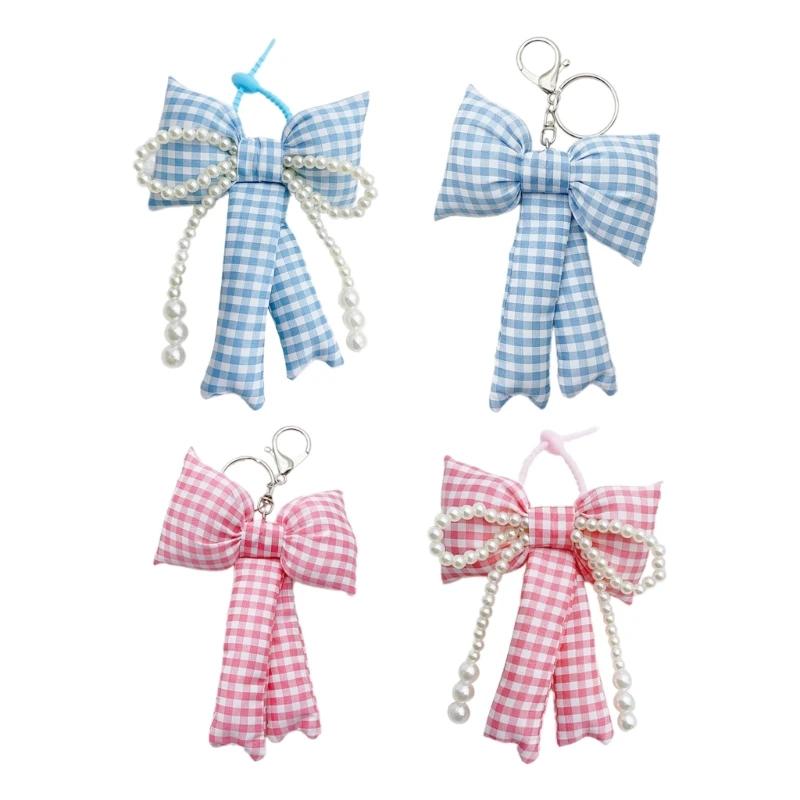 

Stylish Bowknot Key Pendant Accessory Phone Charm Keychain Keyring for Women