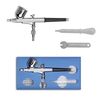 Gravity Dual-action Mini Airbrush Paint Nail Spray Gun Makeup Paint Set Face Tattoo Art Beauty Inkjet Car Repair DIY Tool 2