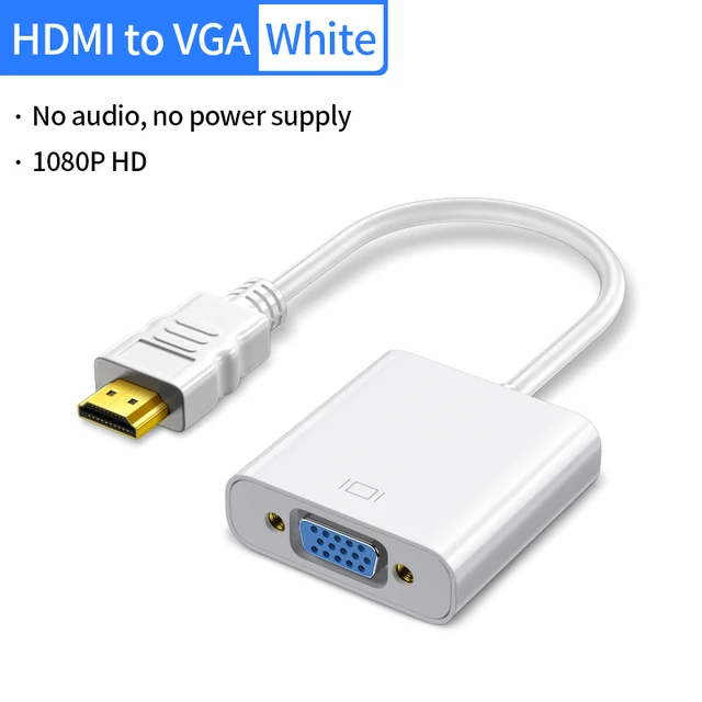 3M/5M/10M Cable HDMI-compatibleTo VGA 1080P HD with Audio Adapter Cable TO  VGA Cable Dropshipping Plug Non-slip Desig Anti-wear - AliExpress