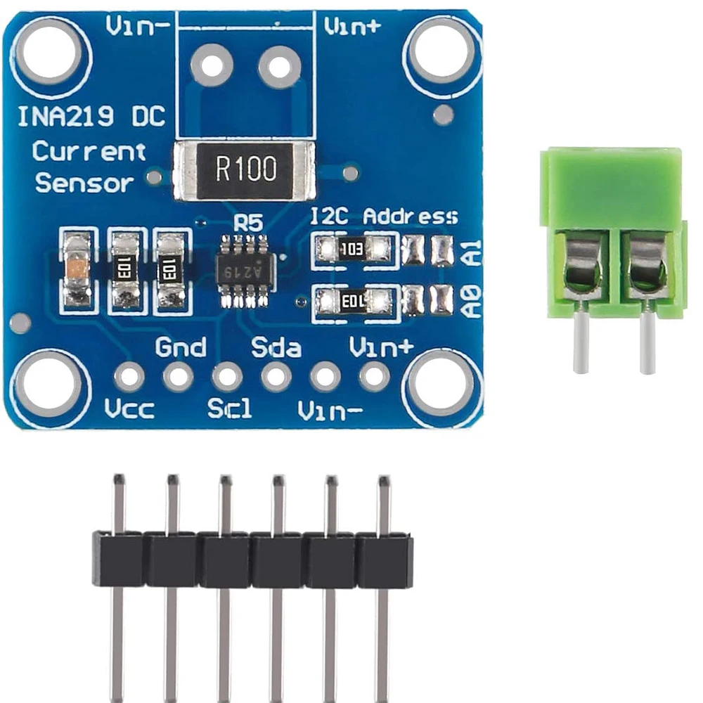 INA219 I2C Bi Directional DC Current Power Supply Sensor Breakout Module Compatible with Arduino