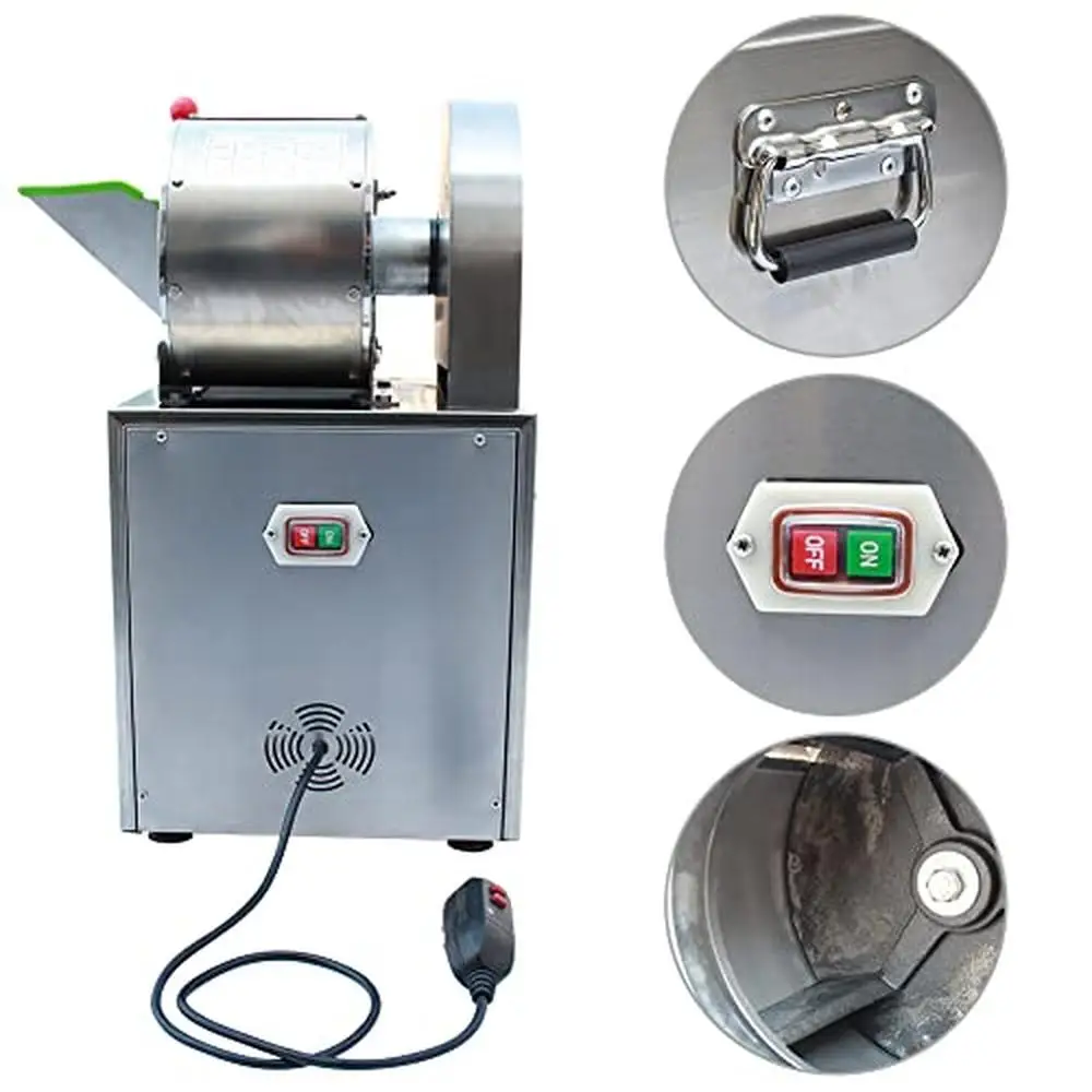 Commercial Automatic Stainless Steel Strip Cutter Machine Potato Carrot Onion Chips Adjustable Thickness 300-500KG/Hour 1500W