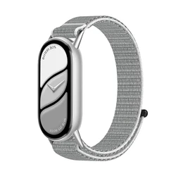Nylon Sport Strap for Smart Band Bracelets - Enhanced Wristband Accessories (Grey)