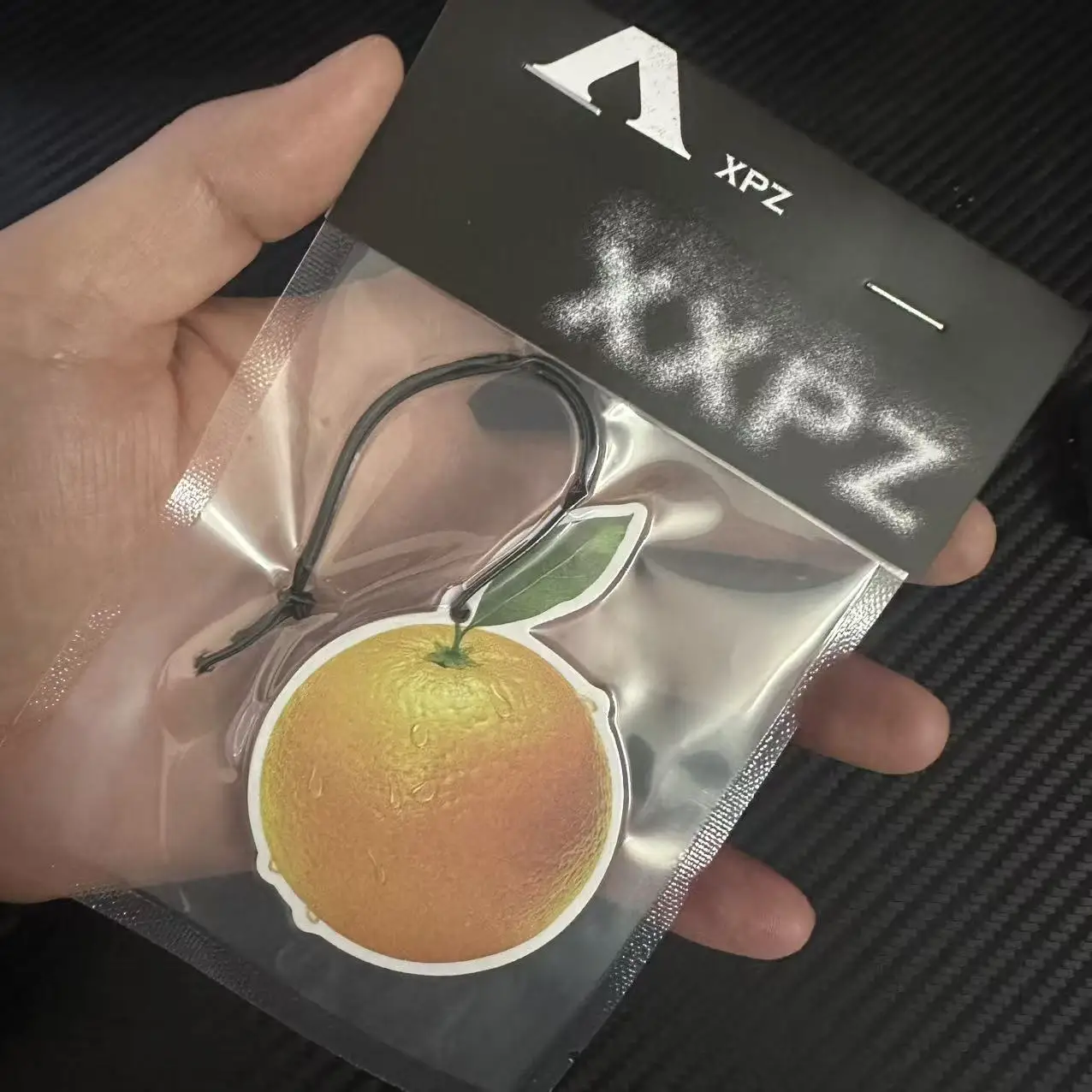 Orange-Shaped Car Air Freshener - Aromatherapy Scented Gift Set