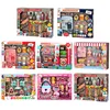 Refrigerator Barbecue Play House Toy Set Children's Toys Girls Mini Kitchen Toys 1