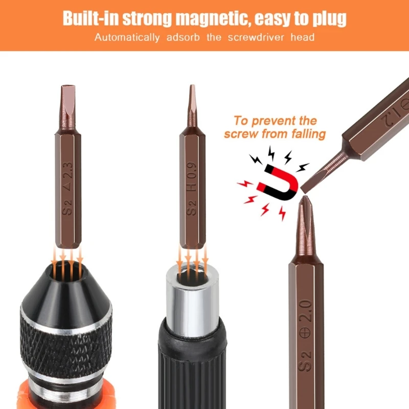 Screwdriver Opening Repair Tool Fit for Switch N64 GBC N64 SNES NES Game Console X6HB