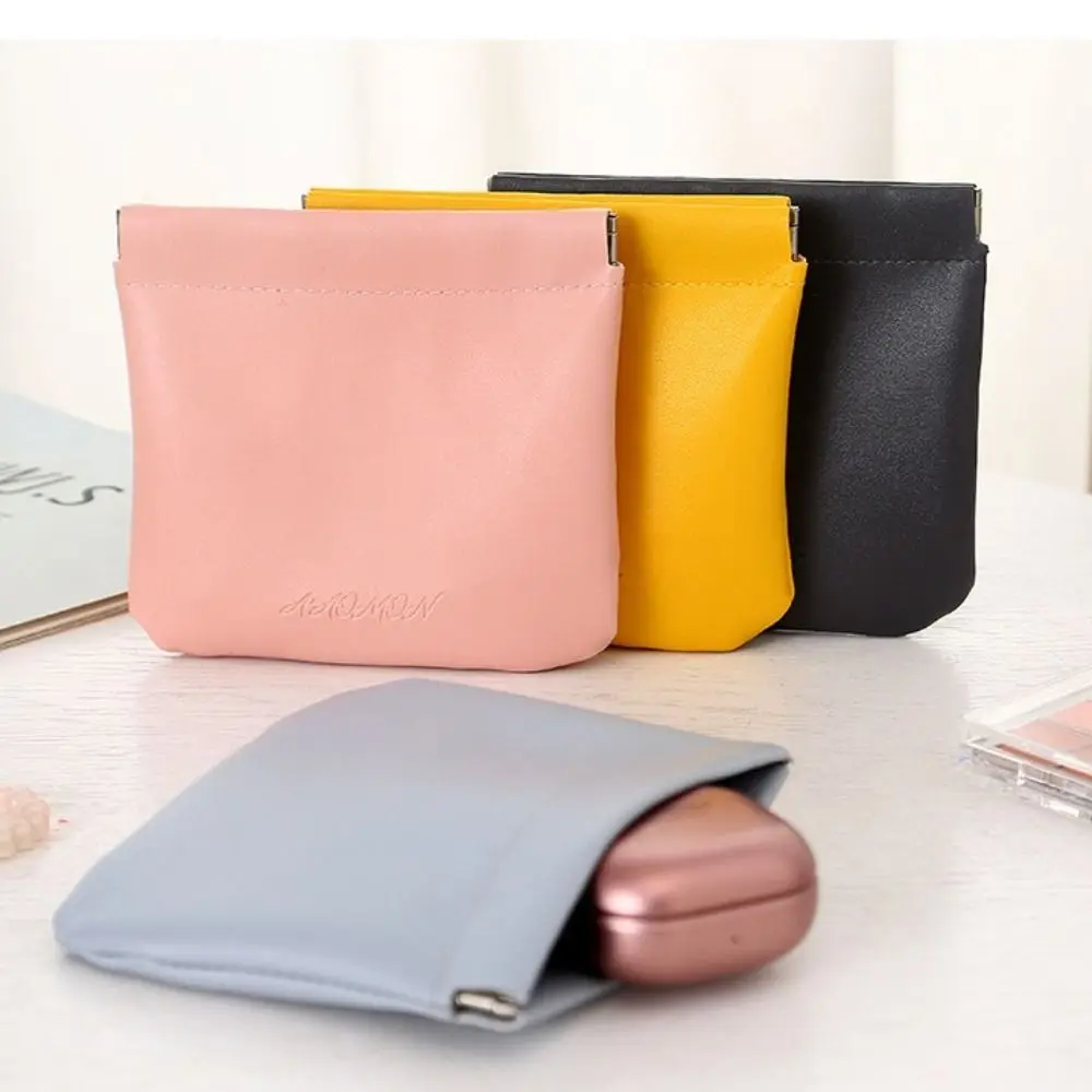 

Сумка для губной помады с автоматическим закрытием, модная простая Портативная сумка для ювелирных изделий, маленькие сумки для ключей