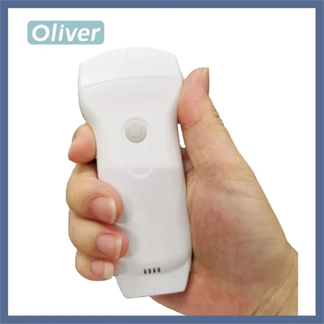 Wireless Ultrasound Probe 3 in1 Double Heads USB WIFI scanner Portable128 Elements Color Doppler Convex+Linear+Cardiac Bluetooth ultrasound scanner
