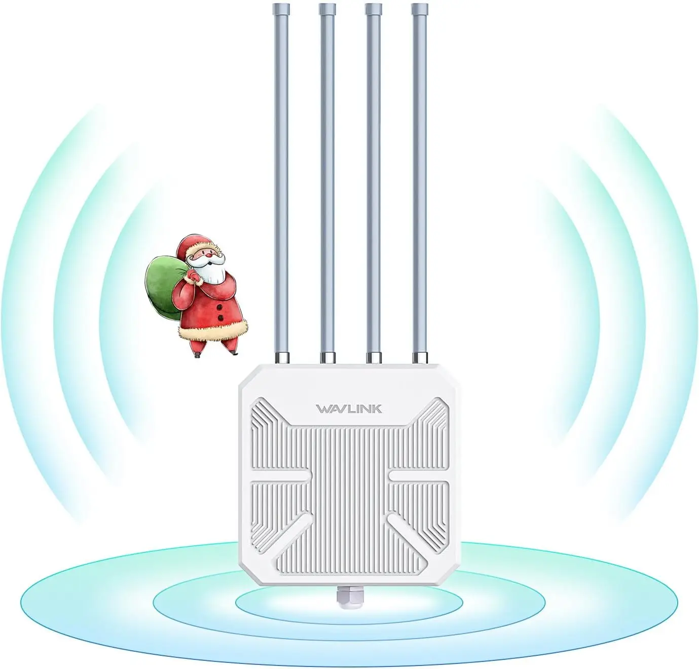 WiFi6 AX1800 고출력 실내외 겸용 WAVLINK 장거리 무선 PoE 방수,SIP67 WiFi 메시 확장기/AP/리피터 고이득