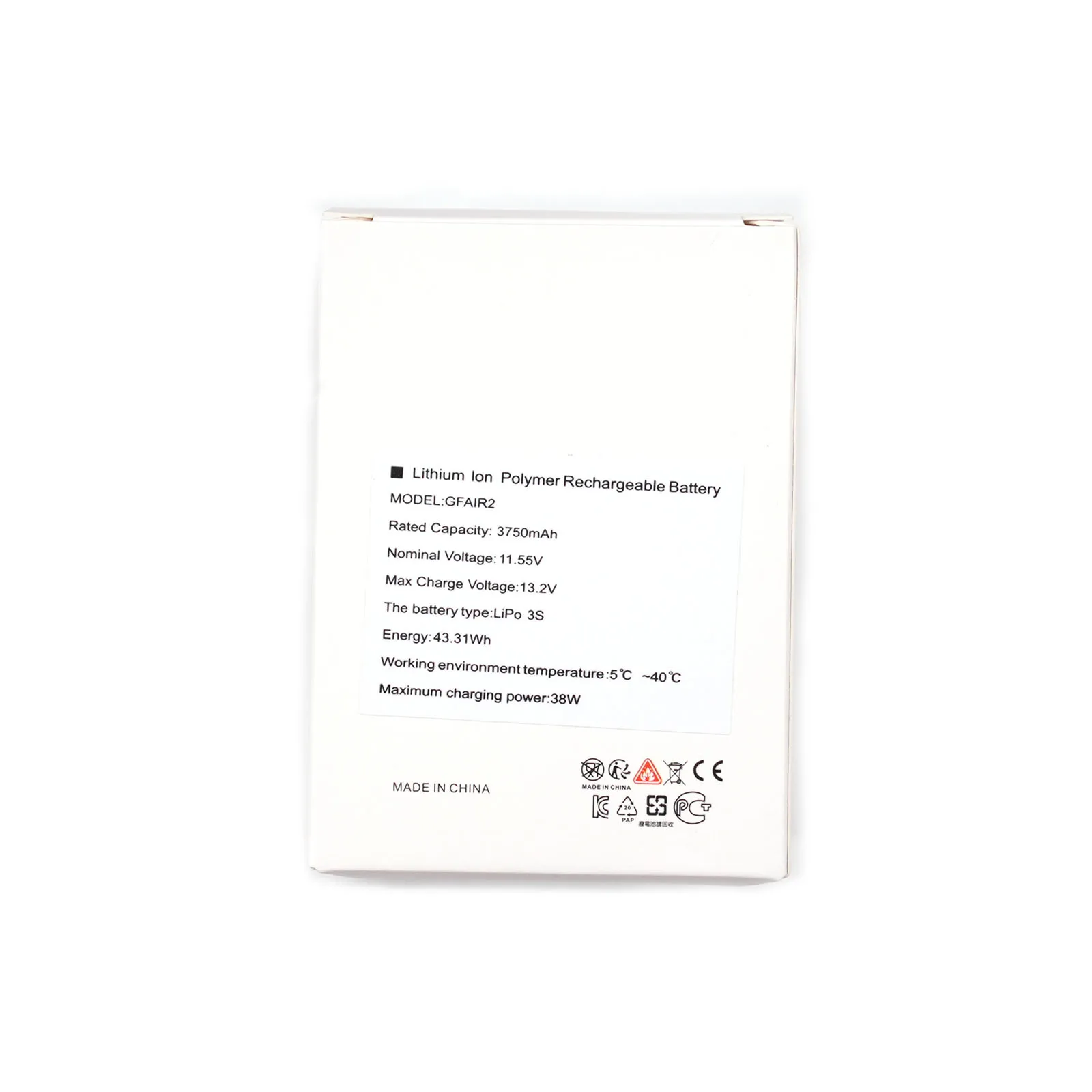 Batterie DJI Air 2 / Air 2S 3750mAh Remplacement Autonomie 31-34min