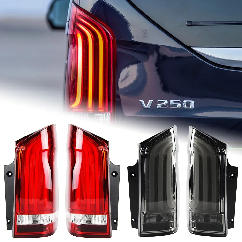 Car Lights For Led Tail Lamp 2014up W447 Dynamic Signal Tail Light Animation Rear Stop Brake Reverse Auto Accessories
