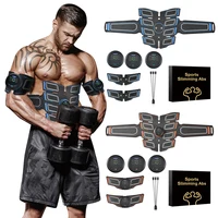 Abdomen-Building Device with Arm Trainer Wireless Workout Equipment Portable EMS Abs Trainer 6 Modes for Muscle Training