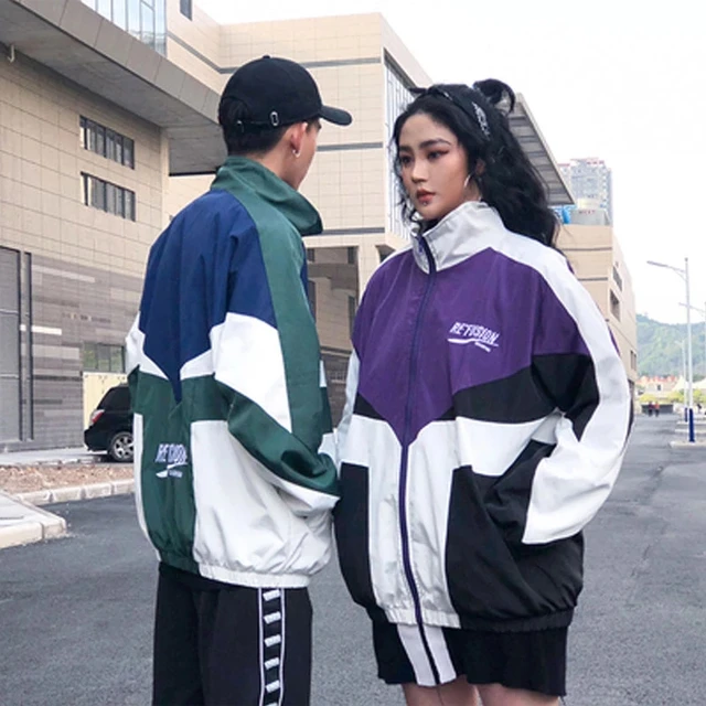 Unisex varsity jacket korean couple bomber jacket for men and women fashion  trendy outdoor windbreaker jacket american vintage embroidered baseball  jacket hiphop streetwear