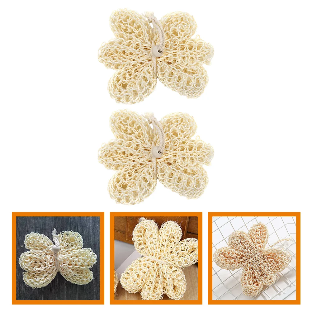 

2pcs Shower Balls Sisal Bath Scrubber Bathing Supplies for Women and Men