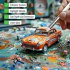 Yutiars Miniature Painting Drybrush Set, Wooden Detail Paintbrushes, Dome Stencil Palette Brushes, Acrylic Texture Painting Tool 3