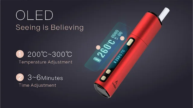 LAMBDA Dual Tobacco Heating Device, 3200mAh Aluminum Alloy Housing