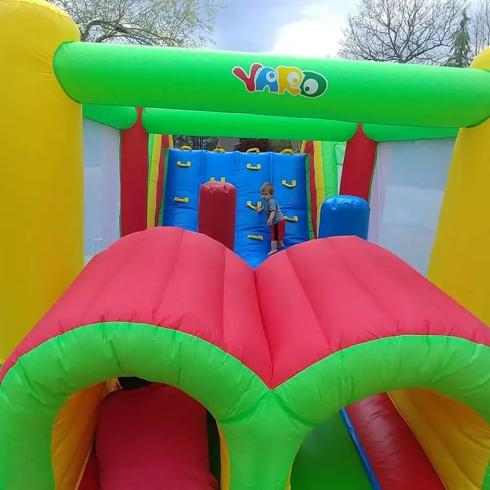 YARD Giant Inflatable Jumping Castle 6.5*3*2.5m Big Bounce House With Large Slide Trampoline Inflatable Bouncer Obstacle Slides 3